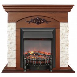 Каминокомплект RealFlame Neapolis NT с очагом Fobos Lux Black S