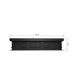 Внутрипольный конвектор Royal Thermo Atrium 110/300/2000-DG-U-DB