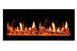 Каминокомплект Royal Flame California с очагом 5D V-ART 40 серый графит
