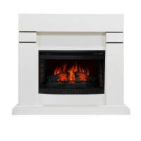Каминокомплект Royal Flame Lindos белый с очагом Dioramic 26 LED FX