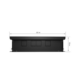 Внутрипольный конвектор Royal Thermo Atrium 110/400/2700-DG-U-BL