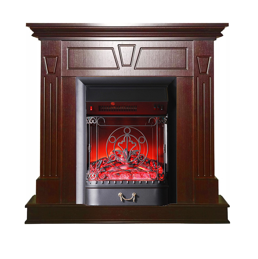 Каминокомплект Interflame Берта с очагом Majestic FX M Black махагон