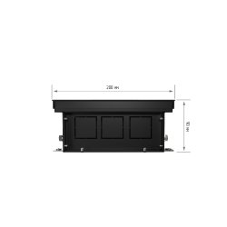 Внутрипольный конвектор Royal Thermo Atrium 90/200/2500-DG-U-NA