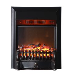 Каминокомплект Interflame Берта Люкс с очагом Fobos FX M Black темный дуб