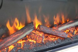 Каминокомплект Royal Flame Ellips с очагом Vision 60 LOG LED белый с черным