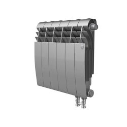 Биметаллический радиатор отопления Royal Thermo BiLiner 350 V 8 секций Silver Satin