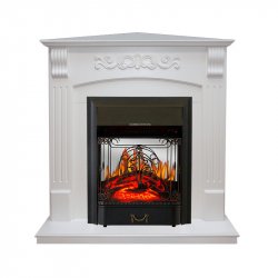 Каминокомплект Royal Flame Sorrento угловой c очагом Majestic FX M Black