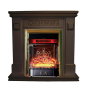 Каминокомплект Interflame Остин с очагом Majestic FX M Brass темный дуб